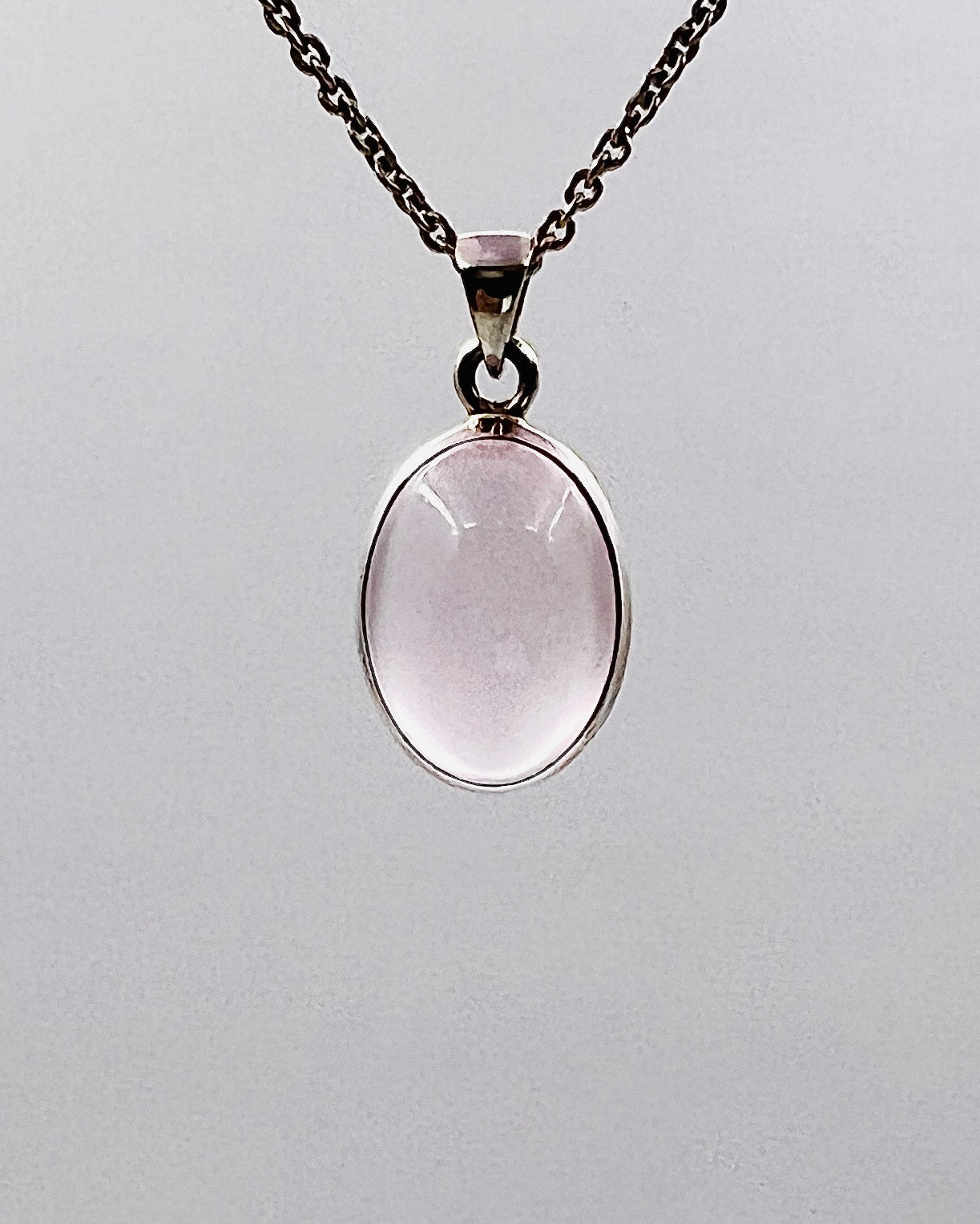 Rose Quartz in 0.925 Silver