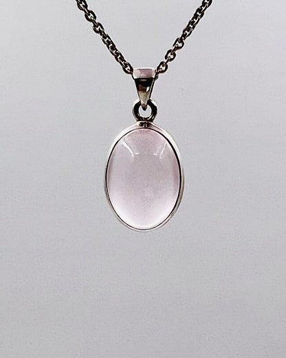 Rose Quartz in 0.925 Silver