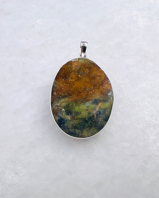 Drusy en calcédoine turque en argent 925