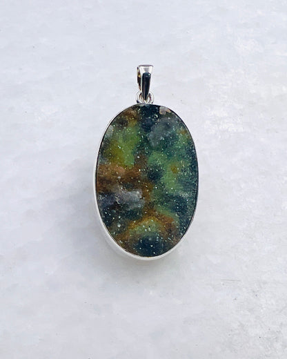 Turkish Chalcedony Drusy in 0.925 Silver