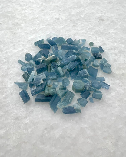 Dark Blue Translucent South Indian Aquamarine Rough - MAQ-0001