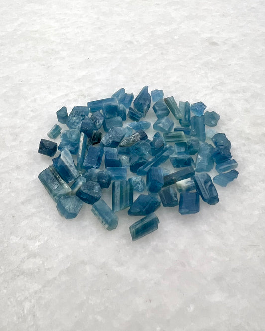 Dark Blue Translucent South Indian Aquamarine Rough - MAQ-0002
