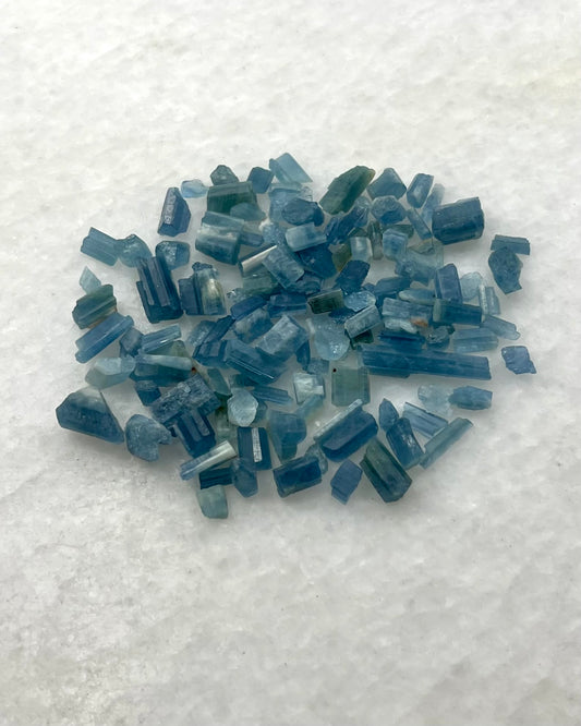 Dark Blue Translucent South Indian Aquamarine Rough - MAQ-0003