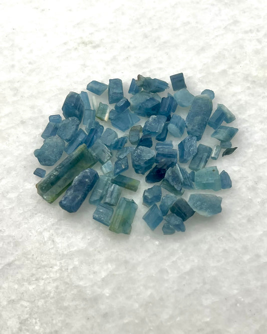 Dark Blue Translucent South Indian Aquamarine Rough - MAQ-0005