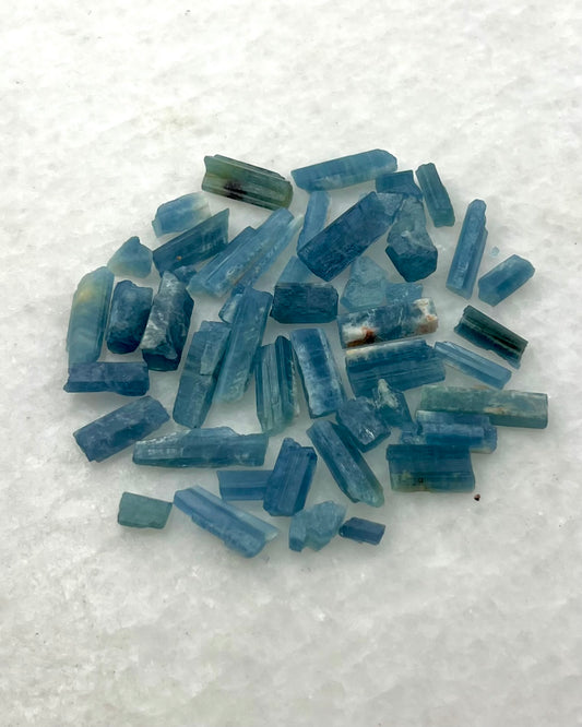 Dark Blue Translucent South Indian Aquamarine Rough - MAQ-0007