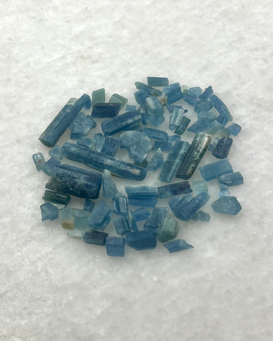 Dark Blue Translucent South Indian Aquamarine Rough - MAQ-0009