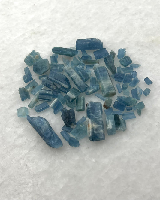 Dark Blue Translucent South Indian Aquamarine Rough - MAQ-0011