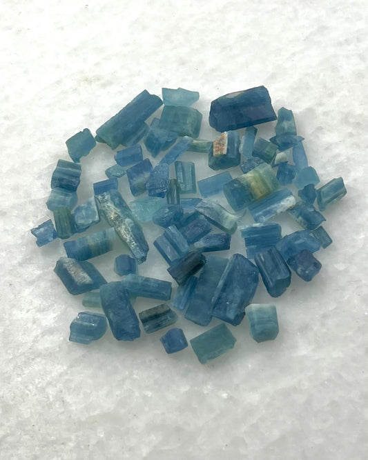 Dark Blue Translucent South Indian Aquamarine Rough - MAQ-0014