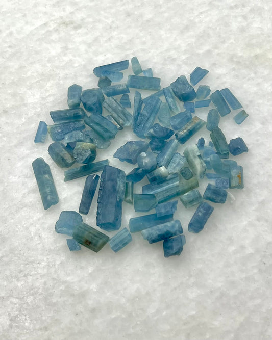 Dark Blue Translucent South Indian Aquamarine Rough - MAQ-0019