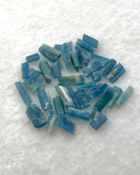 Dark Blue Translucent South Indian Aquamarine Rough - MAQ-0020