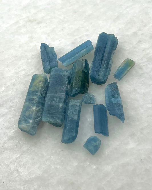 Dark Blue Translucent South Indian Aquamarine Rough - MAQ-0021