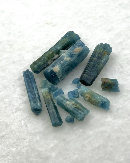 Dark Blue Translucent South Indian Aquamarine Rough - MAQ-0024