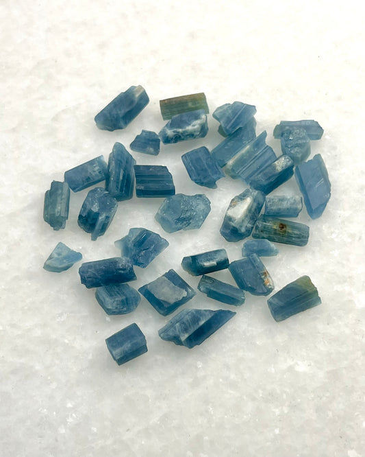 Dark Blue Translucent South Indian Aquamarine Rough - MAQ-0026
