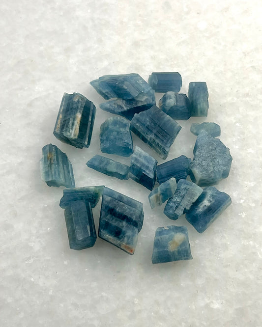 Dark Blue Translucent South Indian Aquamarine Rough - MAQ-0031