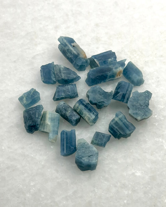 Dark Blue Translucent South Indian Aquamarine Rough - MAQ-0033