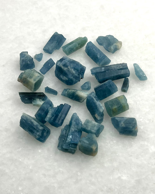 Dark Blue Translucent South Indian Aquamarine Rough - MAQ-0034