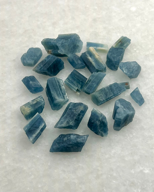 Dark Blue Translucent South Indian Aquamarine Rough - MAQ-0035