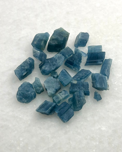 Dark Blue Translucent South Indian Aquamarine Rough - MAQ-0037
