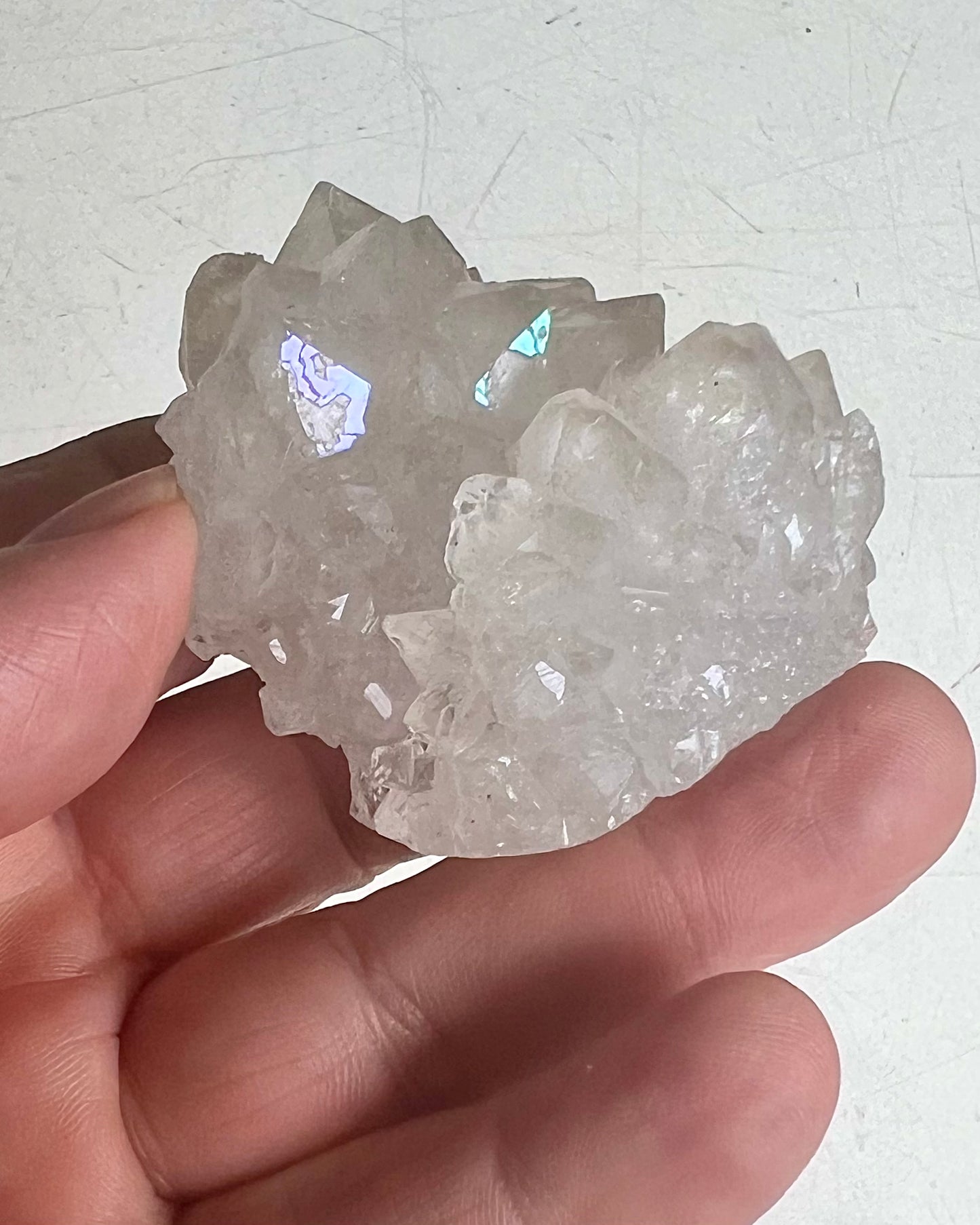 AAA Grade Natural Untreated Rainbow Quartz (Anandalite) from Maharastra, India