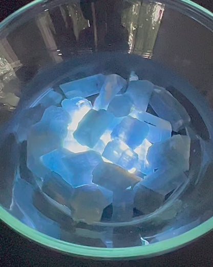 Dark Blue Translucent South Indian Aquamarine Rough - MAQ-0028