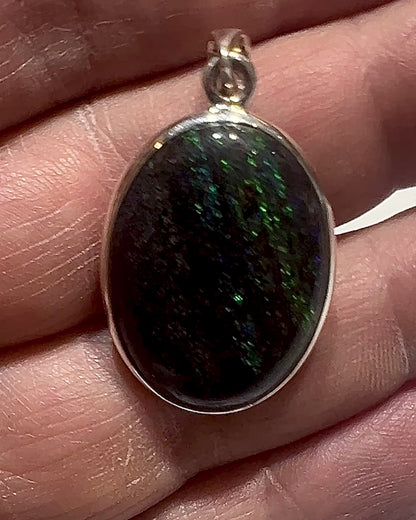 Andamooka Opal in 0.925 Silver