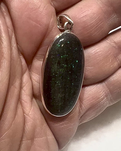 Andamooka Opal in 0.925 Silver