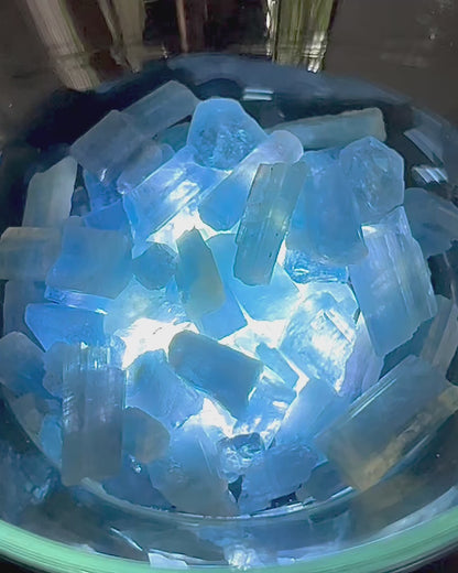 Dark Blue Translucent South Indian Aquamarine Rough - MAQ-0002