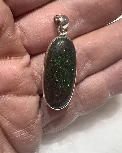 Andamooka Opal in 0.925 Silver