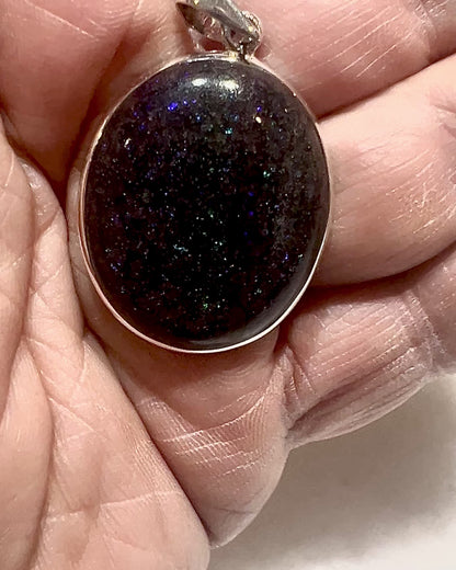 Andamooka Opal in 0.925 Silver