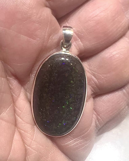 Andamooka Opal in 0.925 Silver