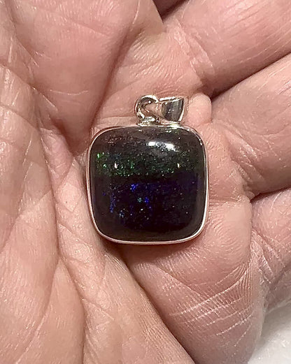 Andamooka Opal in 0.925 Silver