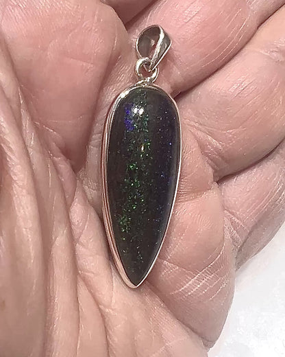 Andamooka Opal in 0.925 Silver