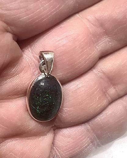 Andamooka Opal in 0.925 Silver